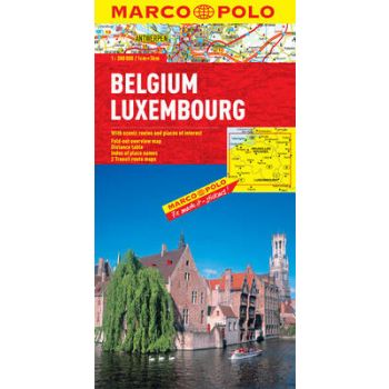 BELGIUM, LUXEMBOURG . “Marco Polo Map“