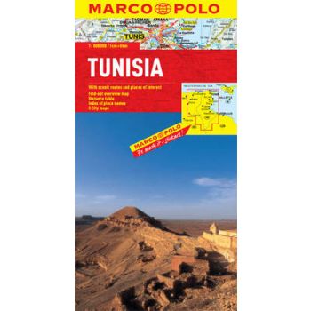 TUNISIA. “Marco Polo Map“
