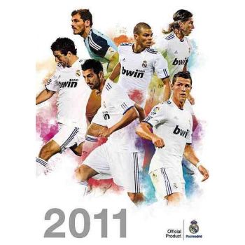 OFFICIAL REAL MADRID FC 2011 CALENDAR. /стенен к
