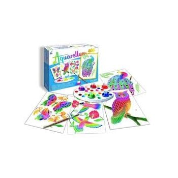 Комплект за оцветяване с акварелни бои Птици. Въ