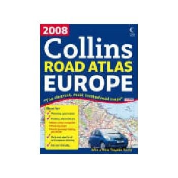 COLLINS ROAD ATLAS EUROPE`2008.