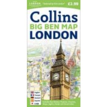 COLLINS LONDON BIG BEN MAP.