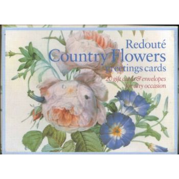 REDOUTE COUNTRY FLOWERS: 20 gift cards and envel