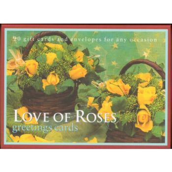 LOVE OF ROSES: 20 gift cards and envelopes for a