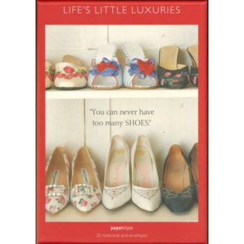 LIFE`S LITTLE LUXURIES: 20 notecards and envelop
