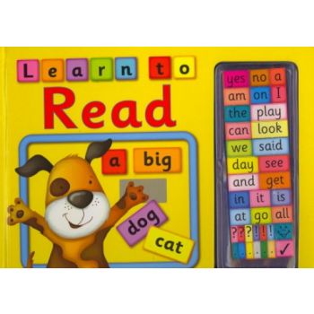 LEARN TO READ. With magnetic words to use again