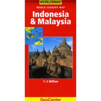 INDONESIA & MALAYSIA: GeoCenter Country Map. /1: