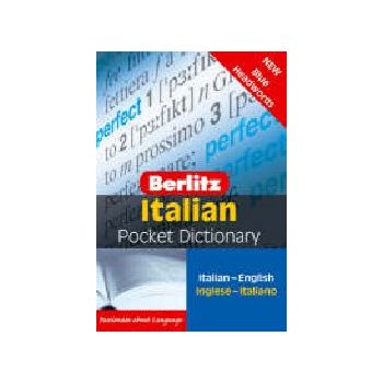 ITALIAN Berlitz Pocket Dictionary: Blue headword