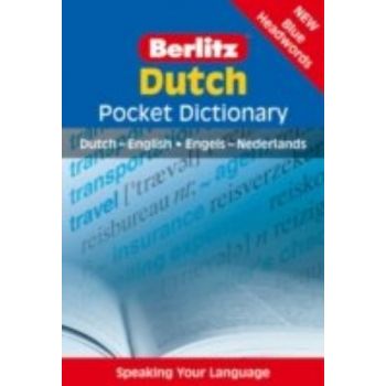 DUTCH Berlitz Pocket Dictionary: Blue Headwords.