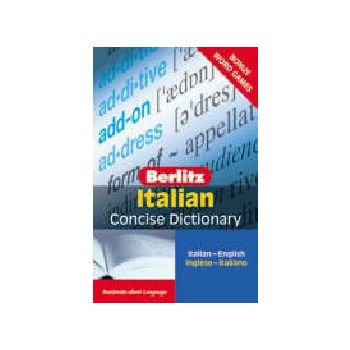 ITALIAN Berlitz Concise Dictionary: Blue headwor