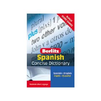 SPANISH Berlitz Concise Dictionary: Blue headwor