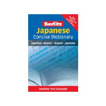 JAPANESE Berlitz Concise Dictionary: Blue headwo