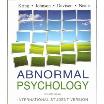 ABNORMAL PSYCHOLOGY. 11th ed., “Wiley“