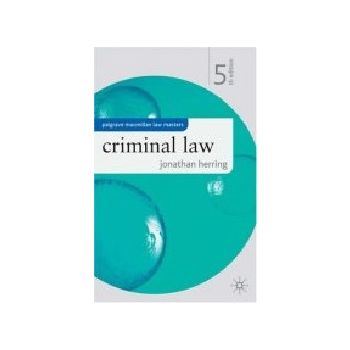 CRIMINAL LAW. (J.Herring) “Palgrave Macmillan“
