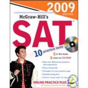 MCGRAW-HILL`S SAT: 2009 Ed. with CD-ROM. (Christ
