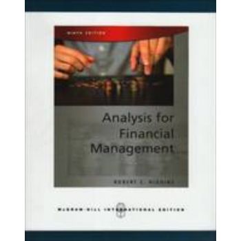 ANALYSIS FOR FINANCIAL MANAGEMENT.9th ed.