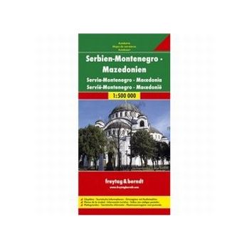 SERBIA, MONTENEGRO, MACEDOINE: Road map / Carta
