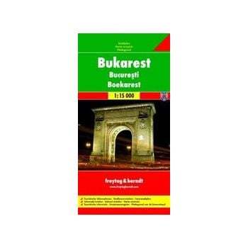 BUCHREST: City map / Plan de ville / Pianta dell