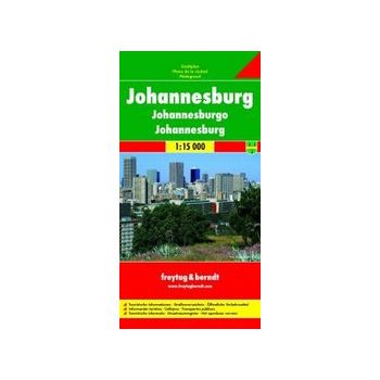 JOHANNESBURG: City map / Plan de ville / Pianta