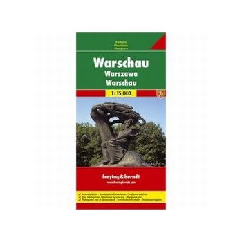 WARSAW: City map / Plan de ville / Pianta della