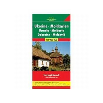 UKRAINE, MOLDOVA: Road map / Carta routiere / Ca