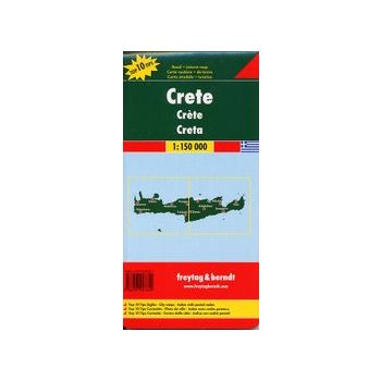CRETE: Road + Leisure map / Catre routiere + de