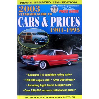 STANDARD GUIDE TO CARS&PRICES 1901-1995. 2003 ed