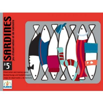 Карти за игра Sardines. Възраст: 5-9 год. /DJ051