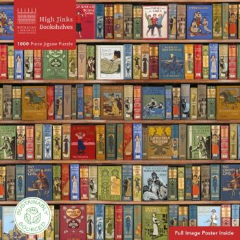 Adult Sustainable Puzzle Bodleian Library: High Jinks Bookshelves. 1000-piece Jigsaw