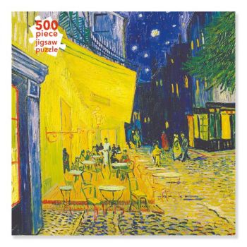Adult Sustainable Puzzle Vincent van Gogh: Cafe Terrace. 500-piece Jigsaw