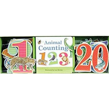 ANIMAL COUNTING: Book & Learning Play Set