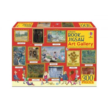 ART GALLERY. 300 Pieces. “Book and Jigsaw“