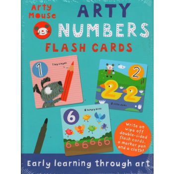 ARTY NUMBERS FLASH CARDS. “Arty Mouse“