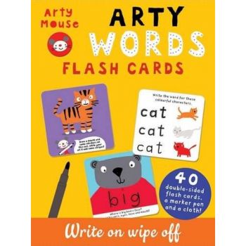 ARTY WORDS FLASH CARDS. “Arty Mouse“