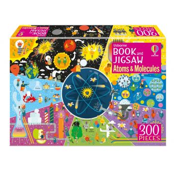 ATOMS AND MOLECULES. 300 Pieces. “Book and Jigsaw“