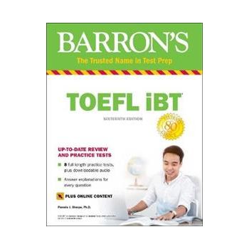 BARRON`S TOEFL IBT WITH ONLINE TESTS & DOWNLOADABLE AUDIO, 16th Edition
