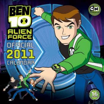 BEN 10 ALIEN FORCE OFFICIAL 2011 CALENDAR. /стен