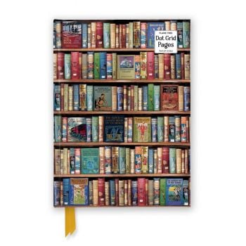 Bodleian Libraries: Hobbies & Pastimes Bookshelves (Foiled Dot Grid Journal)