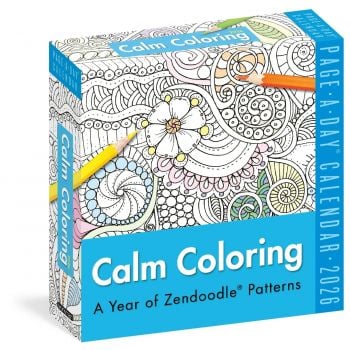 Calm Coloring. Page-A-Day Calendar 2026