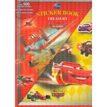 CARS PLANE. “Disney Sticker Book Treasury“
