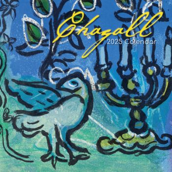 Chagall 16-Month Square Wall Calendar 2025