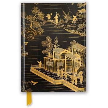 CHINESE LACQUER BLACK & GOLD SCREEN - Foiled Journal