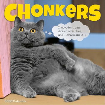 Chonkers. Square Wall Calendar 2026