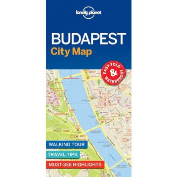 BUDAPEST. “Lonely Planet City Map“