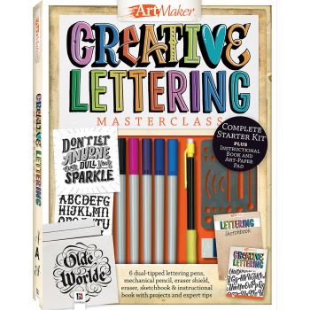 CREATIVE LETTERING MASTERCLASS KIT. “Art Maker“
