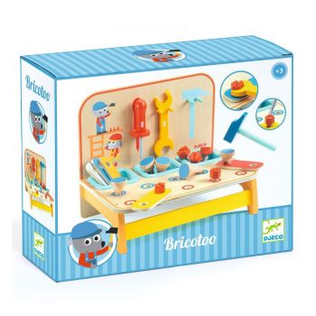 Дървена играчка маса с инструменти. Възраст 3+ /DJ05530/