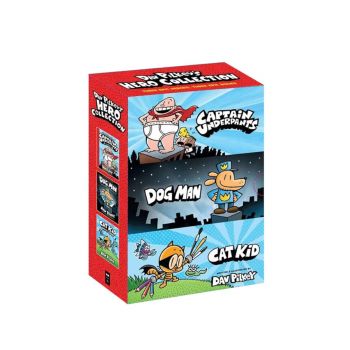 Dav Pilkey`s Hero Collection (Boxed Set)