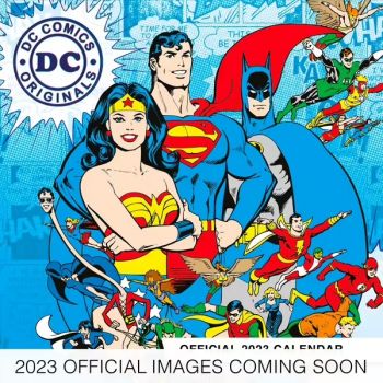 DC COMICS SQUARE CALENDAR 2023 /стенен календар/
