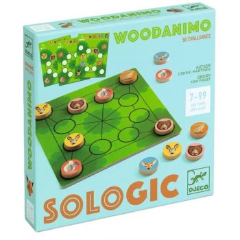 Детска логическа игра Woodanimo. Възраст: 7+ /DJ08587/