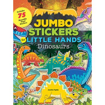 DINOSAURS. “Jumbo Stickers for Little Hands“
